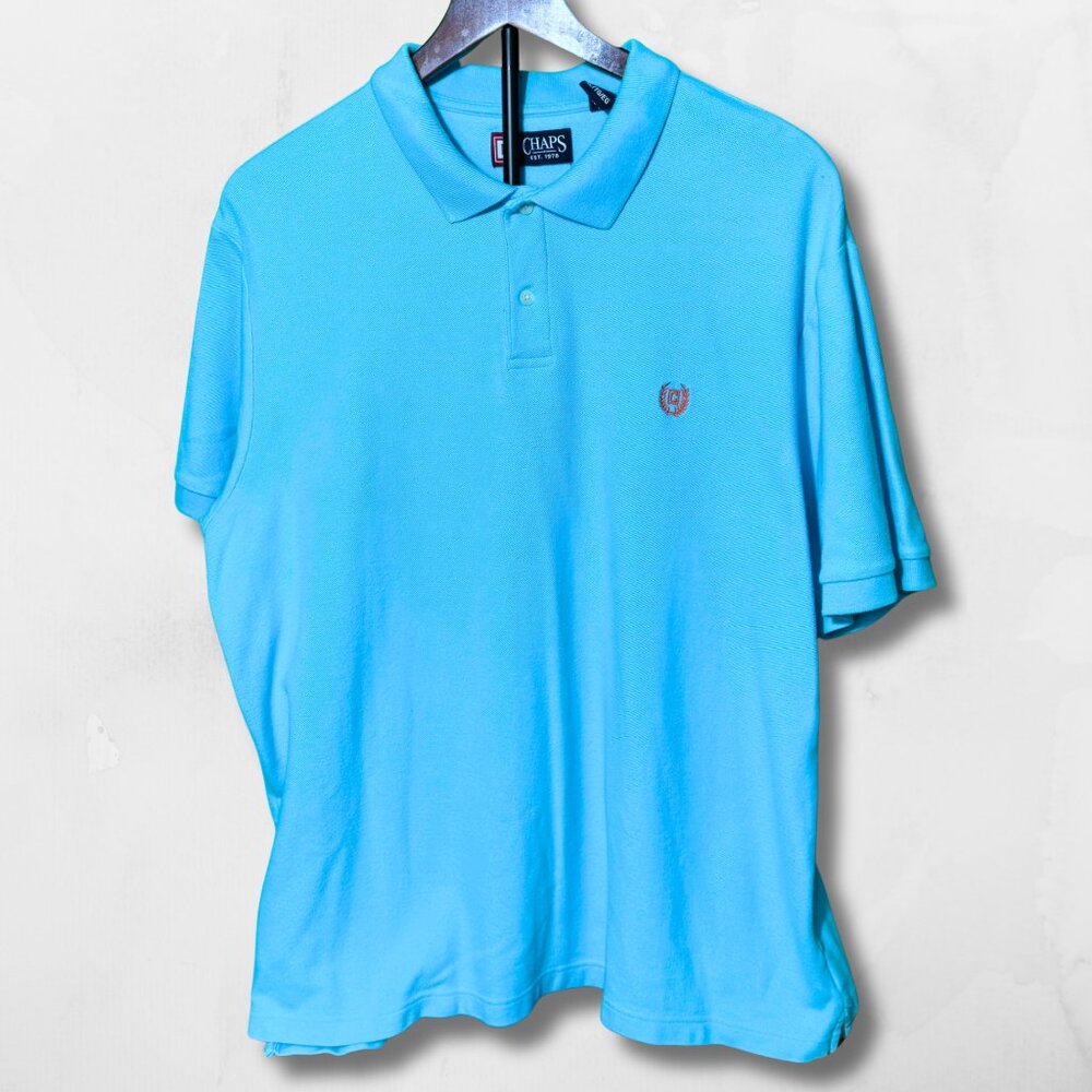 Chaps Short Sleeve Polo Men's Shirt - XL
